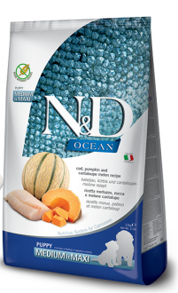 N&D Ocean Morina Balığı Balkabağı ve Kavun Yavru 2.5 kg Köpek Maması kullananlar yorumlar